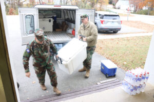 <strong>Members of the Virginia Defense Force provide administrative and logistics distribution support to the Virginia National Guard Nov. 8-10, 2023, in Richmond and Fort Barfoot, Virginia. </strong>