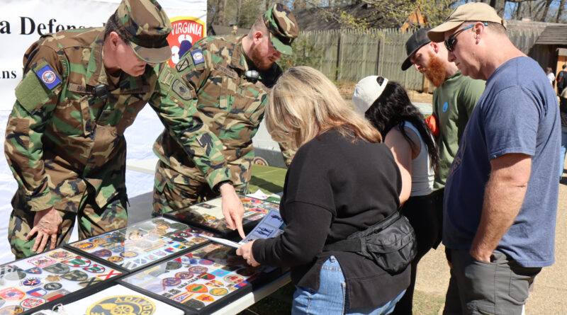 VDF joins Va. National Guard in representing modern military at Jamestown event