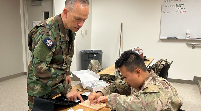 VDF medical professionals instruct at VaARNG medic course